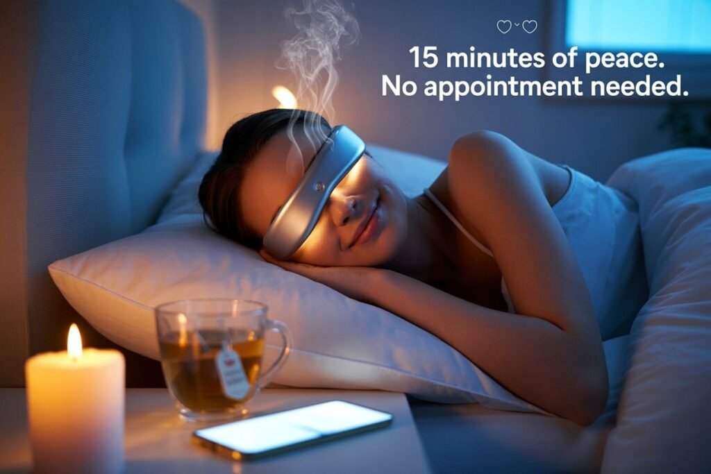 heated eye massager