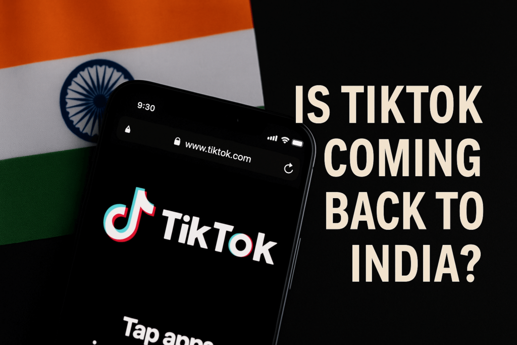 TikTok comeback in India 2025 – official website accessible after ban