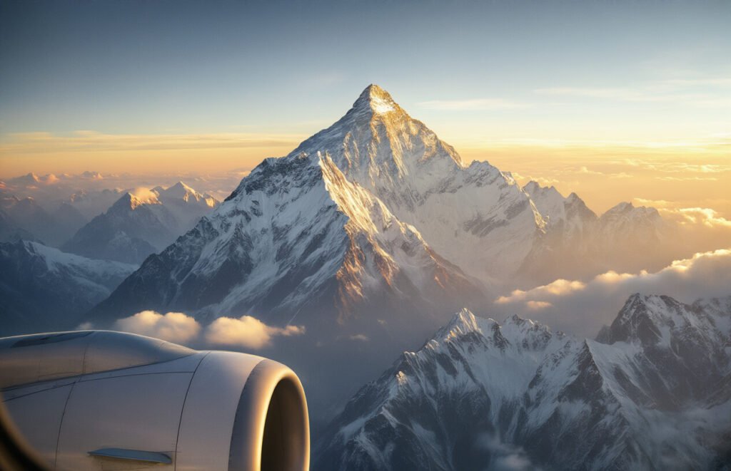 Mount Everest from from the Sky