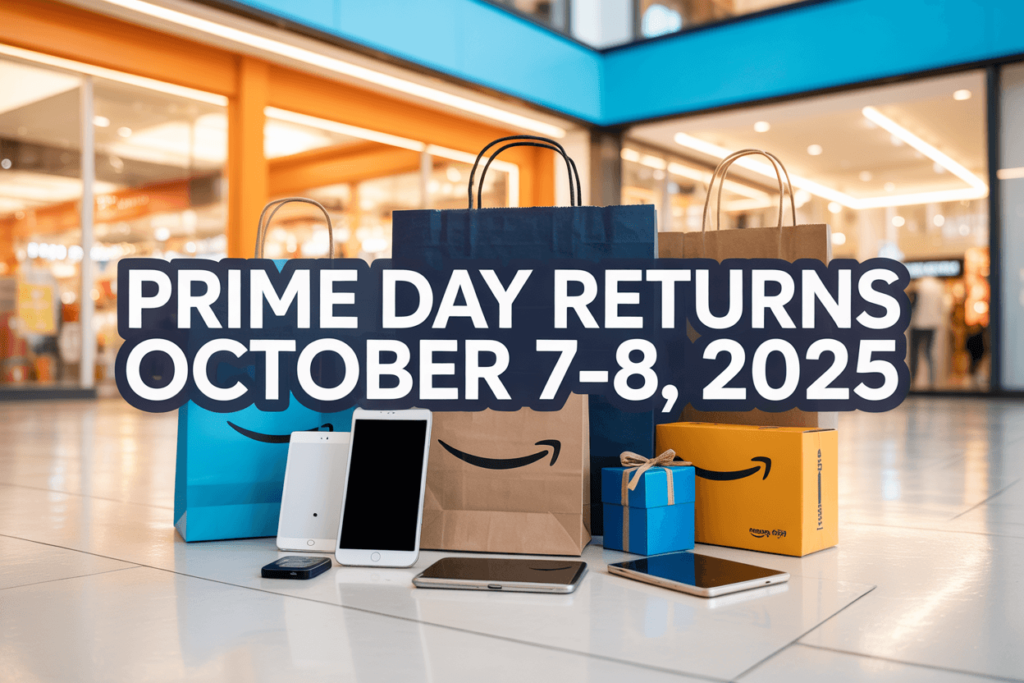 Amazon Prime Day 2025 returns October 7–8 with exclusive deals and discounts