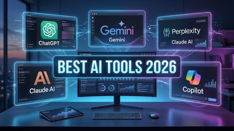 Comparison of ChatGPT, Google Gemini, and Perplexity AI tools in 2026