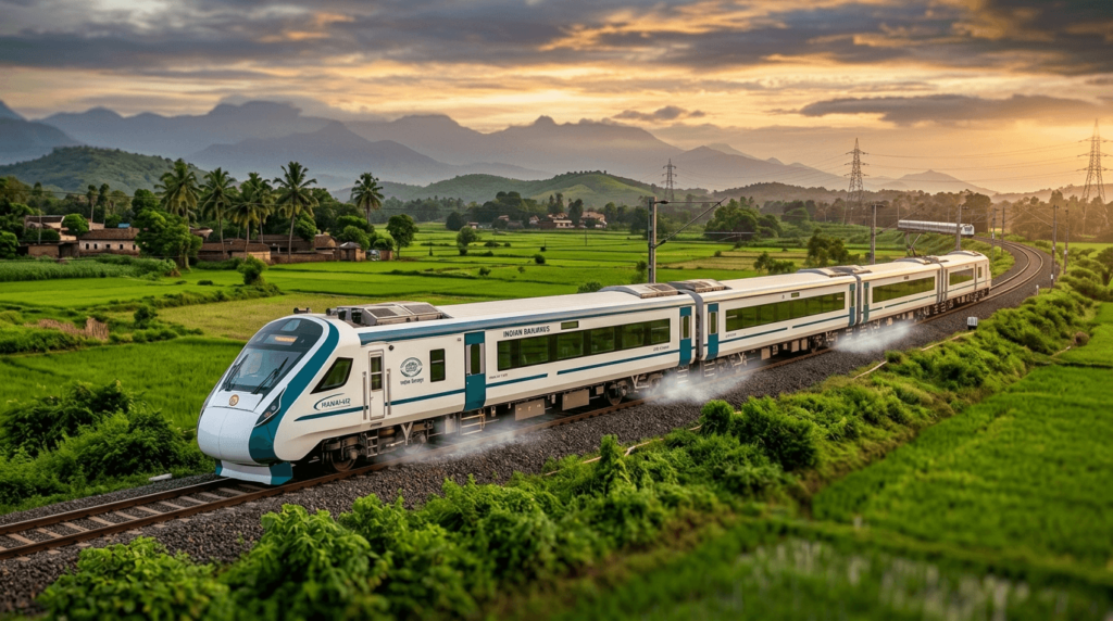 India's first hydrogen-powered train operating on the Jind–Sonipat route in Haryana using hydrogen fuel cell technology for zero-emission travel