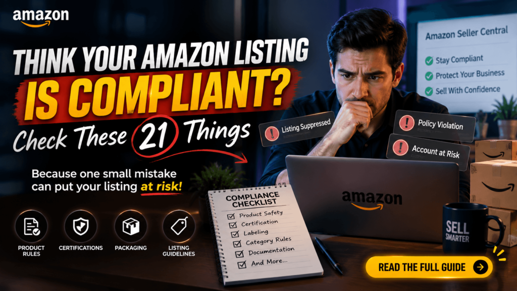 Amazon listing suppression prevention checklist for FBA sellers